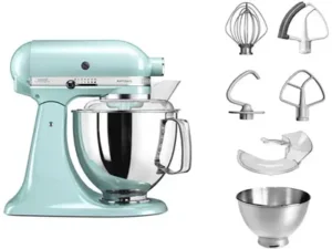 Robot pâtissier Kitchenaid ARTISAN BLEU GLACIER 4,8L - 5KSM175PSEIC
