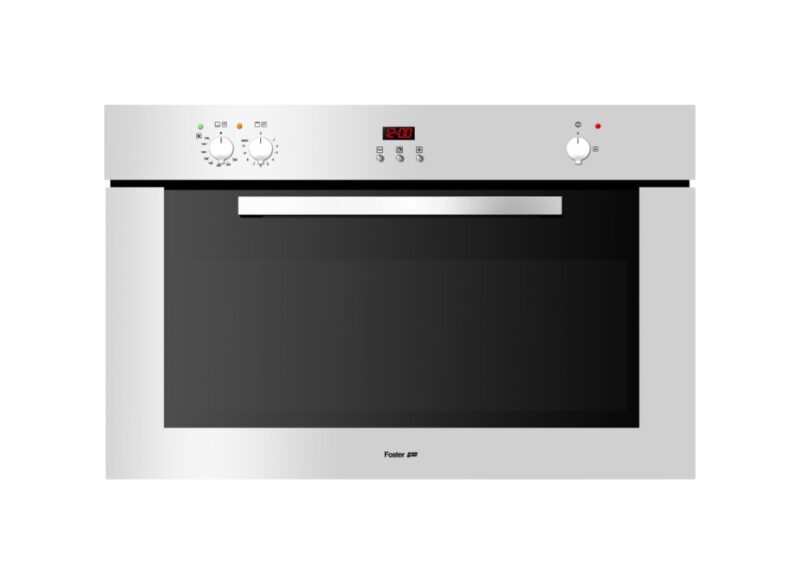 Foster 7193 047 Ke 90 Four à gaz encastrable 90 cm - verre anti-touch / acier brossé