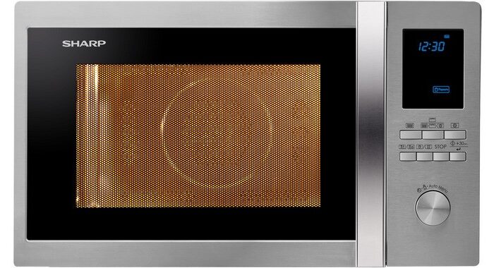 Sharp R982STWE Four à micro-ondes 55 cm - acier inoxydable