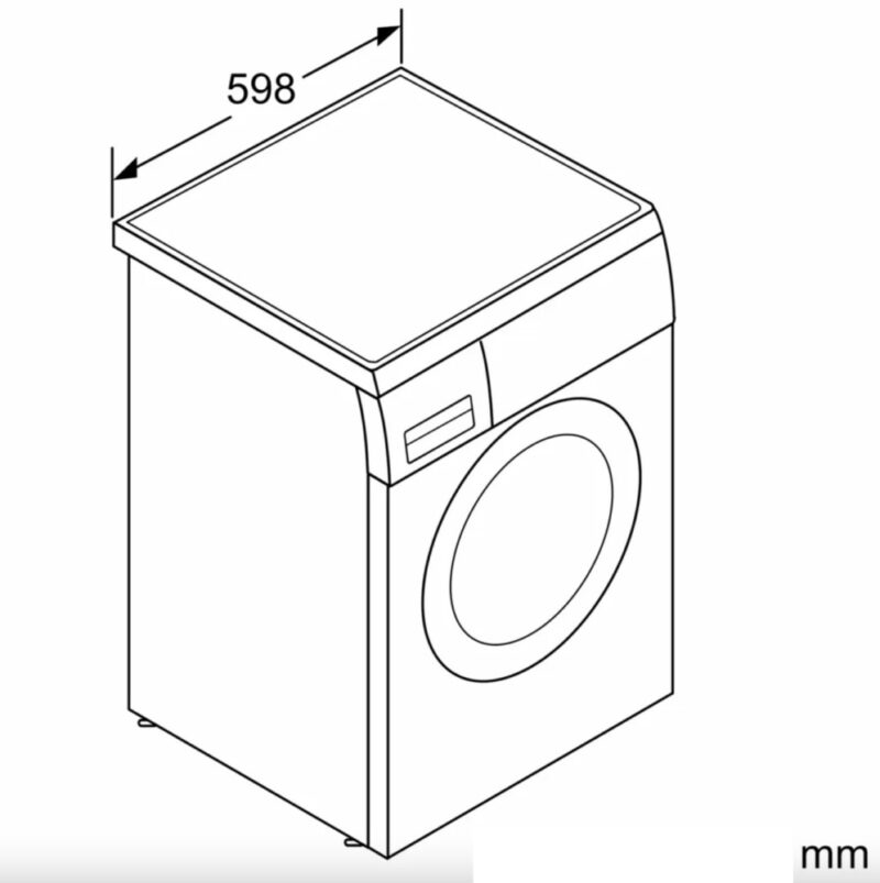 Bosch WUU28T63ES Serie 6 Machine à laver cm. 60 - capacité 8 kg - blanc