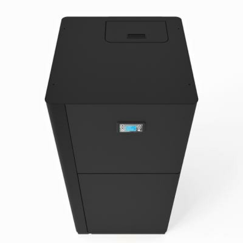 Eva Calòr PRO 24 Chaudière à pellets classe 5 - 24,5 kw - 600 m³ chauffable - noire