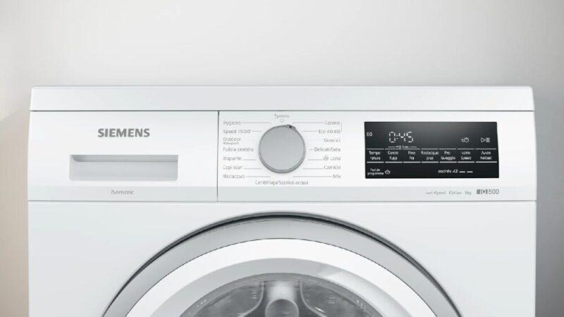 Siemens WU14UT48IT Iq500 Machine à laver cm. 60 - capacité 8 kg - blanc