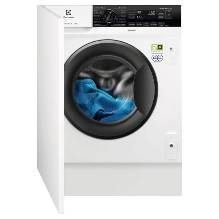 Electrolux EW8F384BI Serie 800 Ultracare Lave-linge intégré cm. 60 - capacité 8 kg - blanc