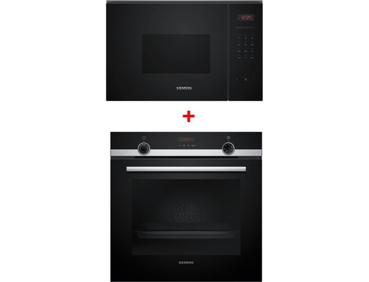 SIEMENS - Four encastrable pyrolyse HB574ABR3F + BE523LMB1F