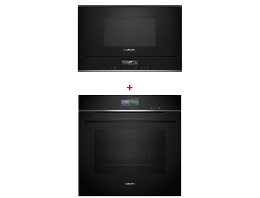 SIEMENS - Four encastrable vapeur HR776G3B1 + BF722L1B1
